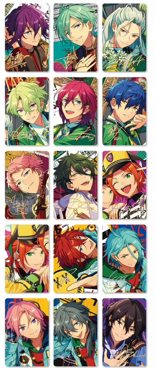 あんスタ 中国 -星夢絵趣- ポラロイド 全絵柄公開 サイズ:63*89mm 販売