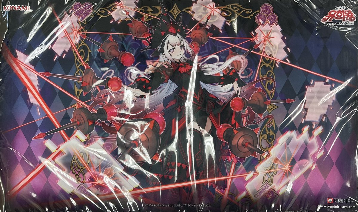 遊戯王 プレイマット】 M∀LICE〈Q〉RED RANSOM【韓国 未開封