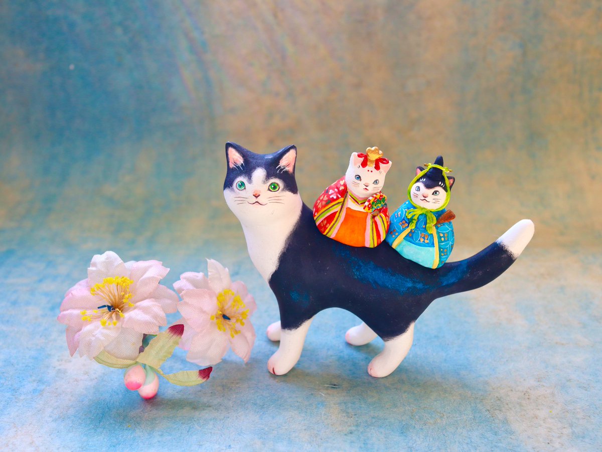 出展のお知らせ】 《猫のひなまつり展 2025》1/24(金)〜3/3(月) 招き猫