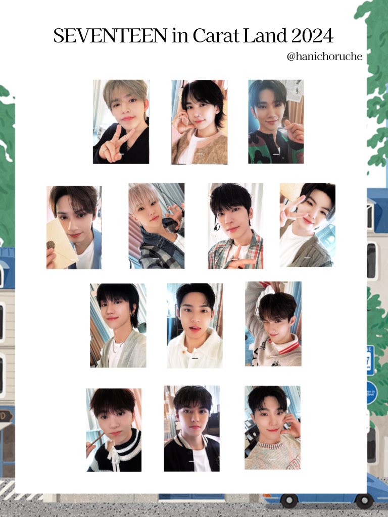 SEVENTEEN in Carat Land 2024 ケレン セブチ トレカ 一覧 ○全体