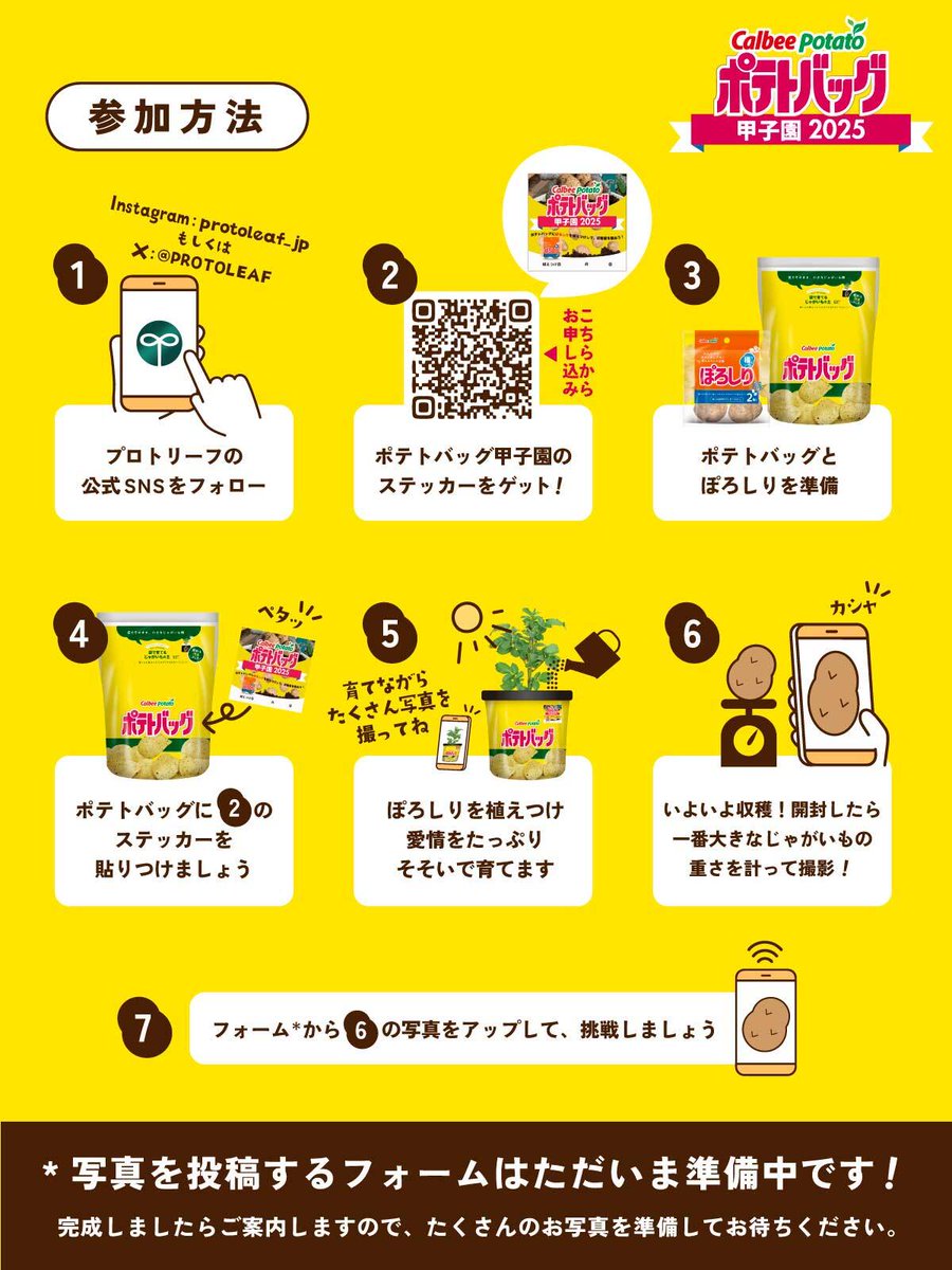 🥔⚾ポテトバッグ甲子園 開催のお知らせ⚾🥔 1番「大きなじゃがいも