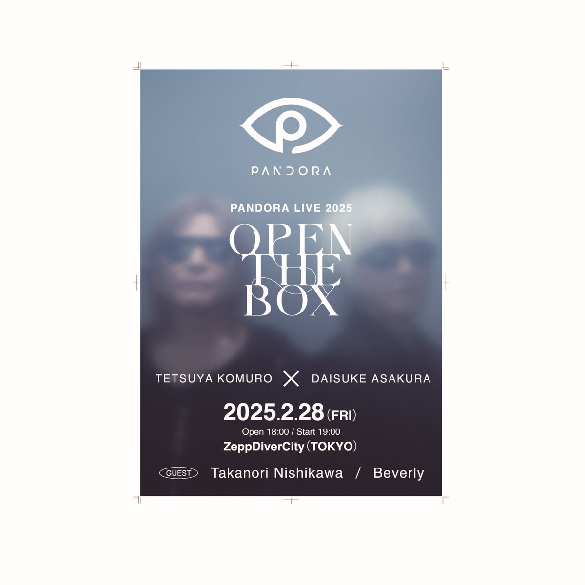 PANDORA】 ／ #小室哲哉×#浅倉大介 待望の再始動ライブBlu-ray 5/28