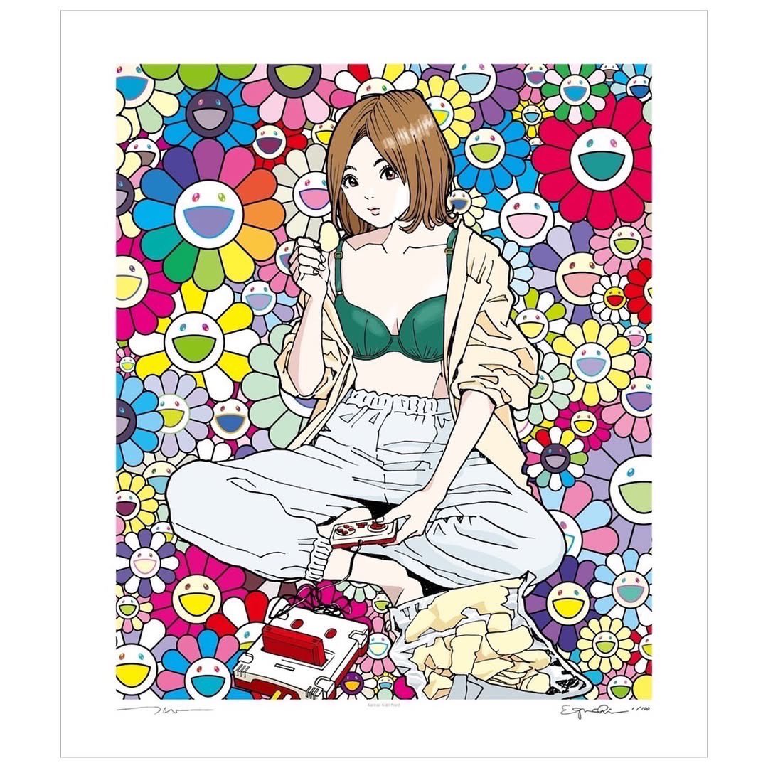 村上隆さんのkaikaikikiから2025年の新作版画第三弾「ファミコン」は