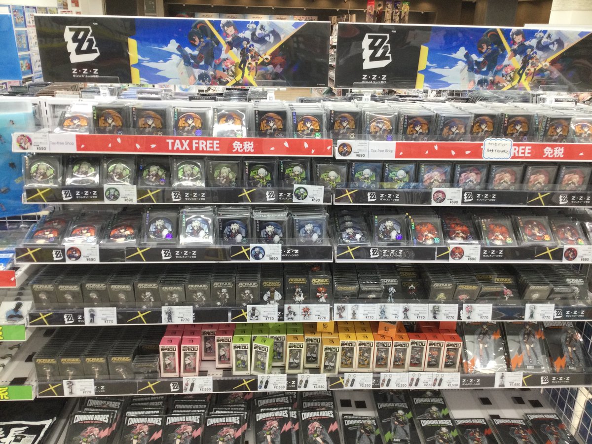 コーナー情報】 当店5Fにて「ゼンレスゾーンゼロ」コーナーを展開中