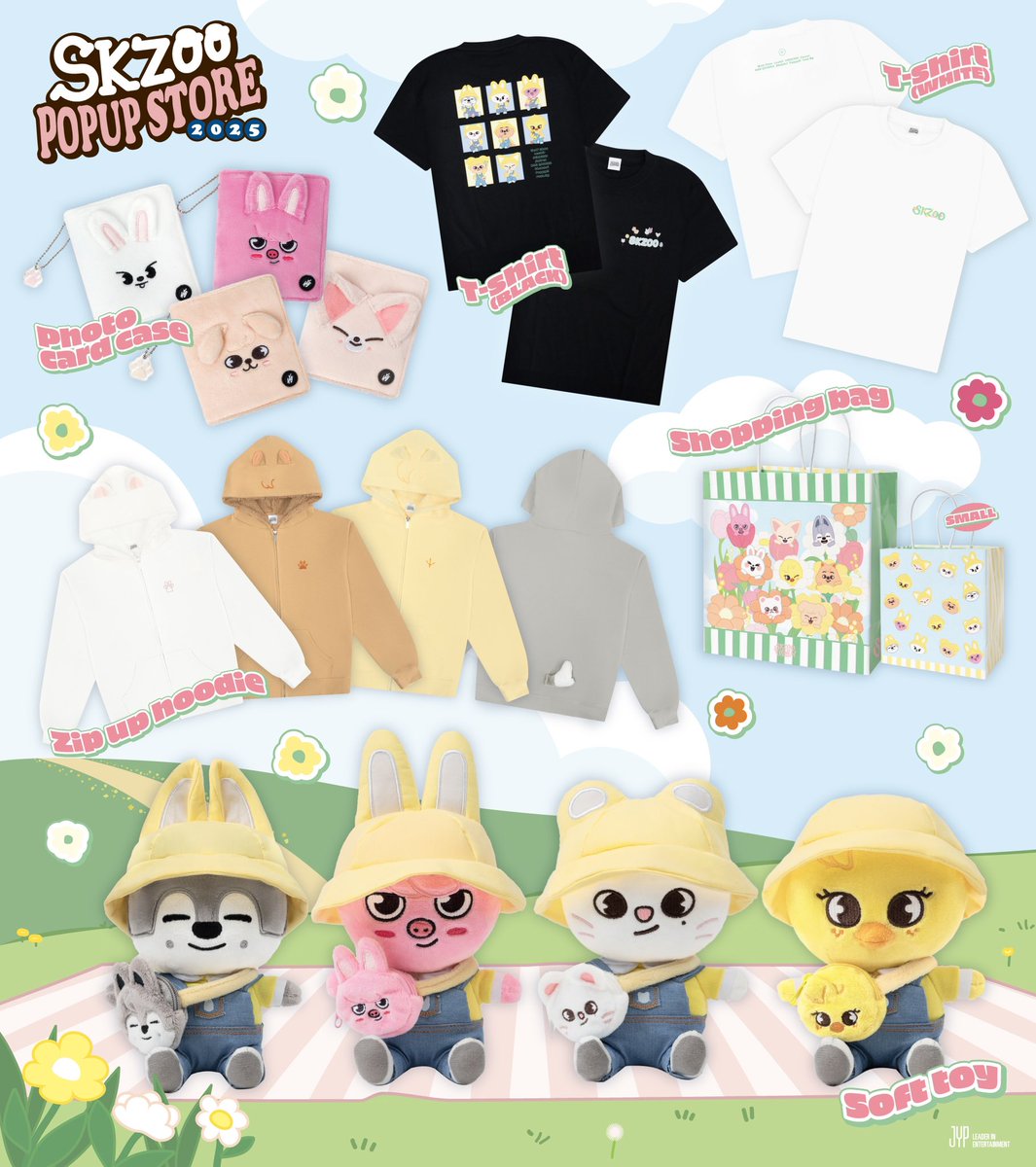SKZOO POPUP STORE 2025』 オフィシャルグッズ2nd LINEUP実写イメージ
