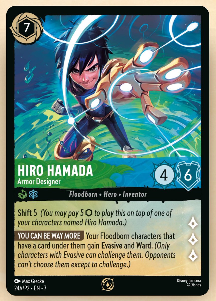 ロルカナ第7弾にあるヒロ 通常エンチャンテッド版(3枚目)だが 大型大会