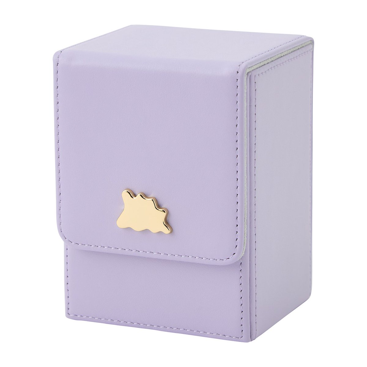 ポケカ新商品】 本革フリップデッキケース メタモンの表面/裏面/仕切り