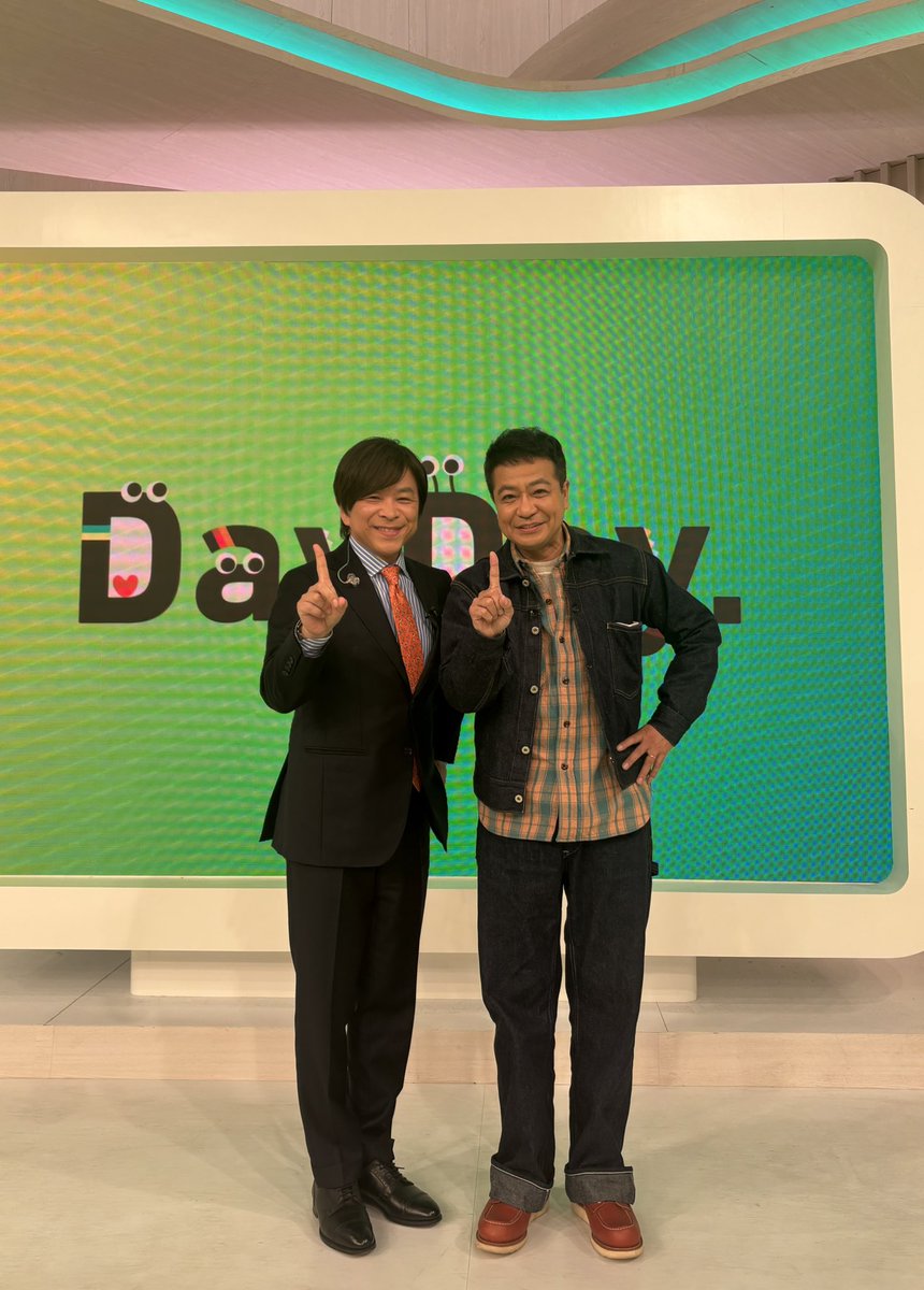 本日 #ZIP! ・ #DayDay. にお邪魔させていただきました‼️ どちらの