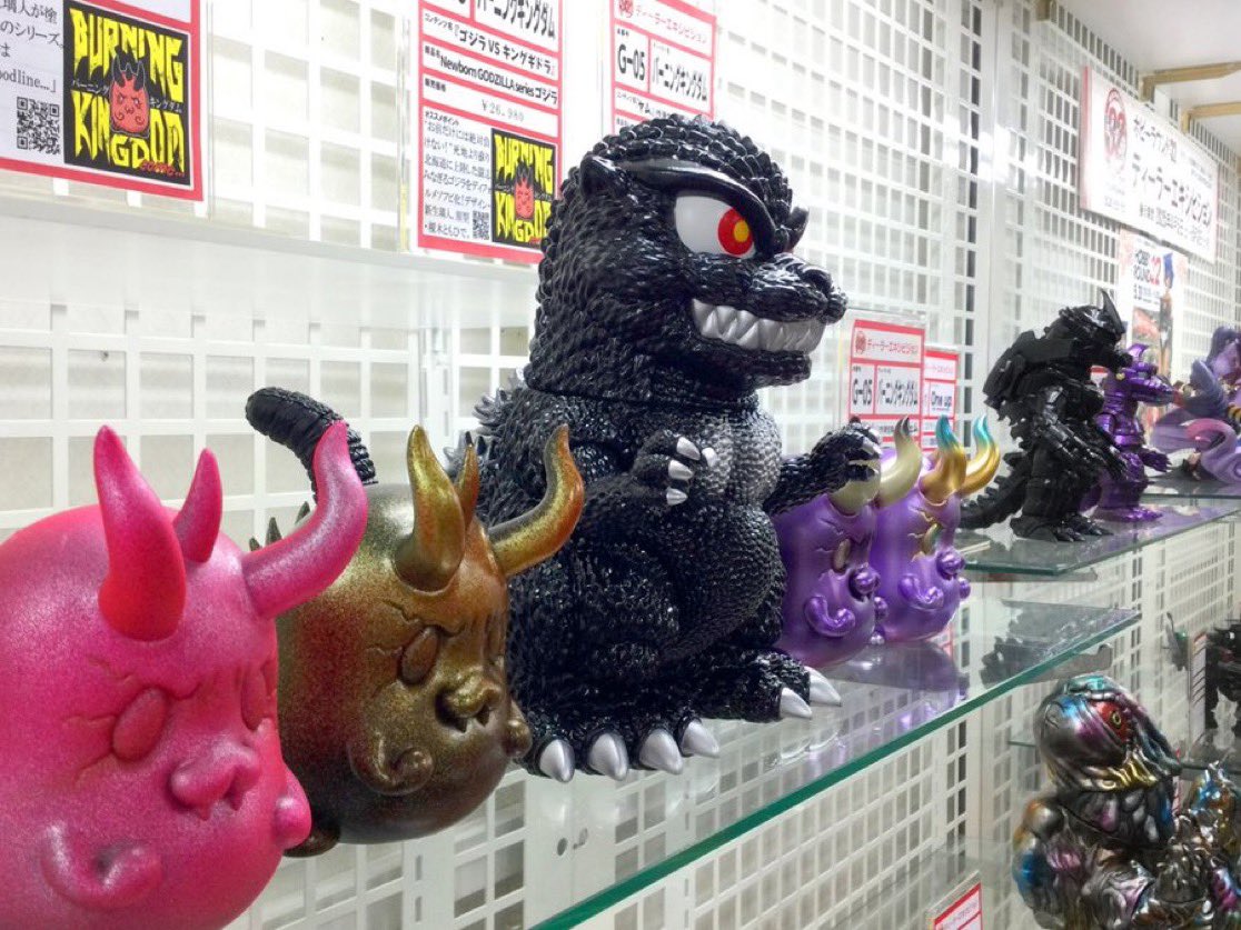 5/3ホビラン32で新作ゴジラソフビを限定販売致します。 ブース番号はG