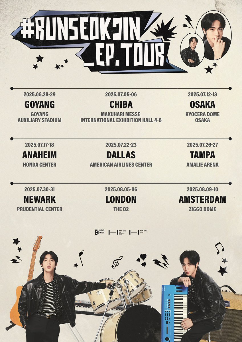 📢『RUNSEOKJIN_EP.TOUR』開催決定！ 公演に関する詳細は後日お知らせ