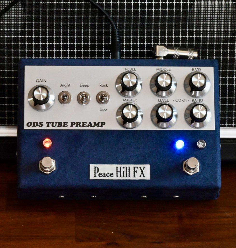 ODS Tube Preamp w/Footswitch Option Navy Suedeです！オーダー
