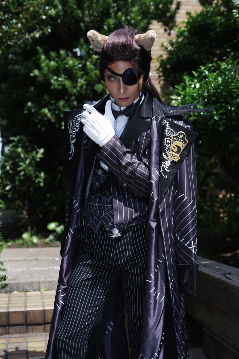 cosplay /twst レオナ・キングスカラー🦁 ナイトメアスーツ🎃🦇 photo