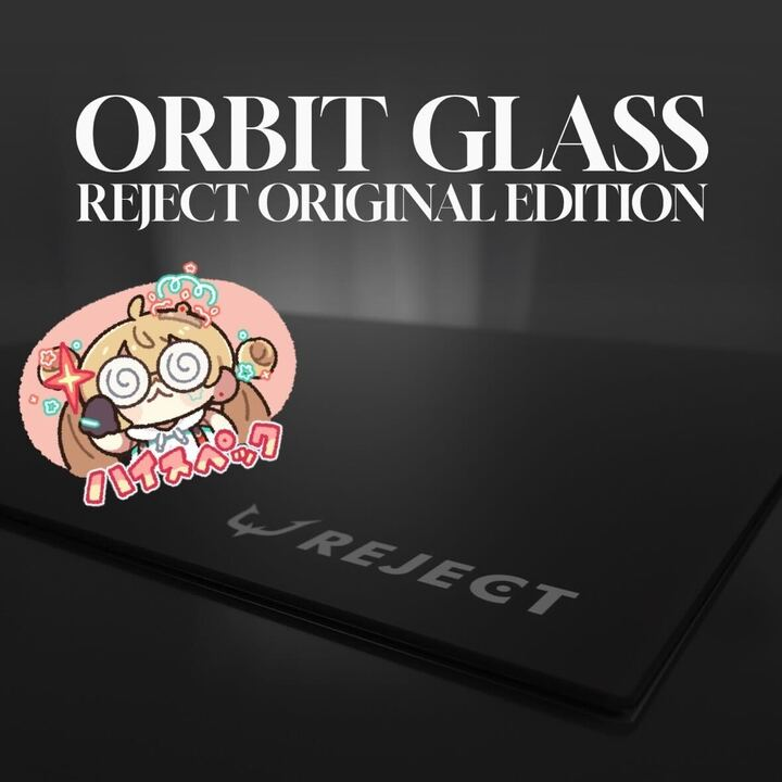 👾おしらせ👾 REJECTさんからガラスマウスパッドをいただきました 普段