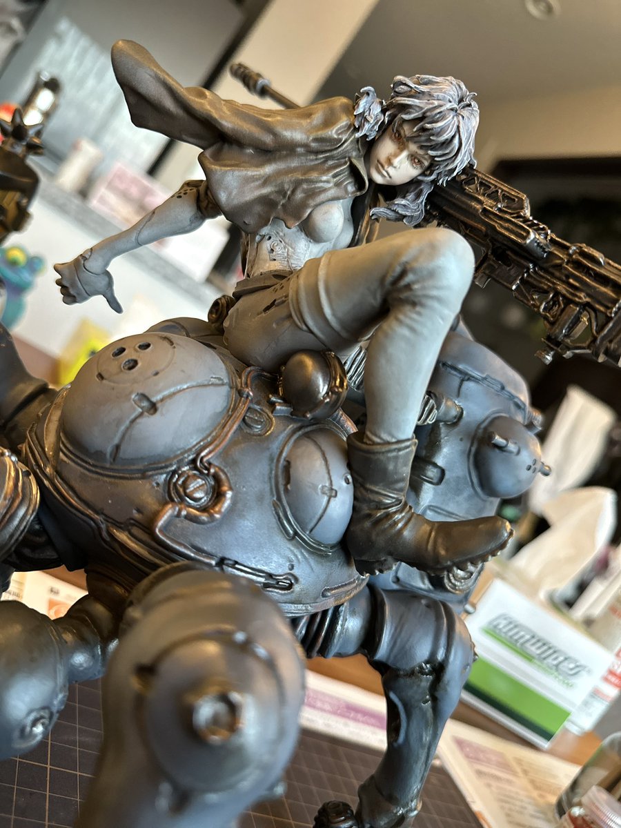 Entei ryuさんの攻殻機動隊•草薙素子です。まだ途中だけど大まかな形に