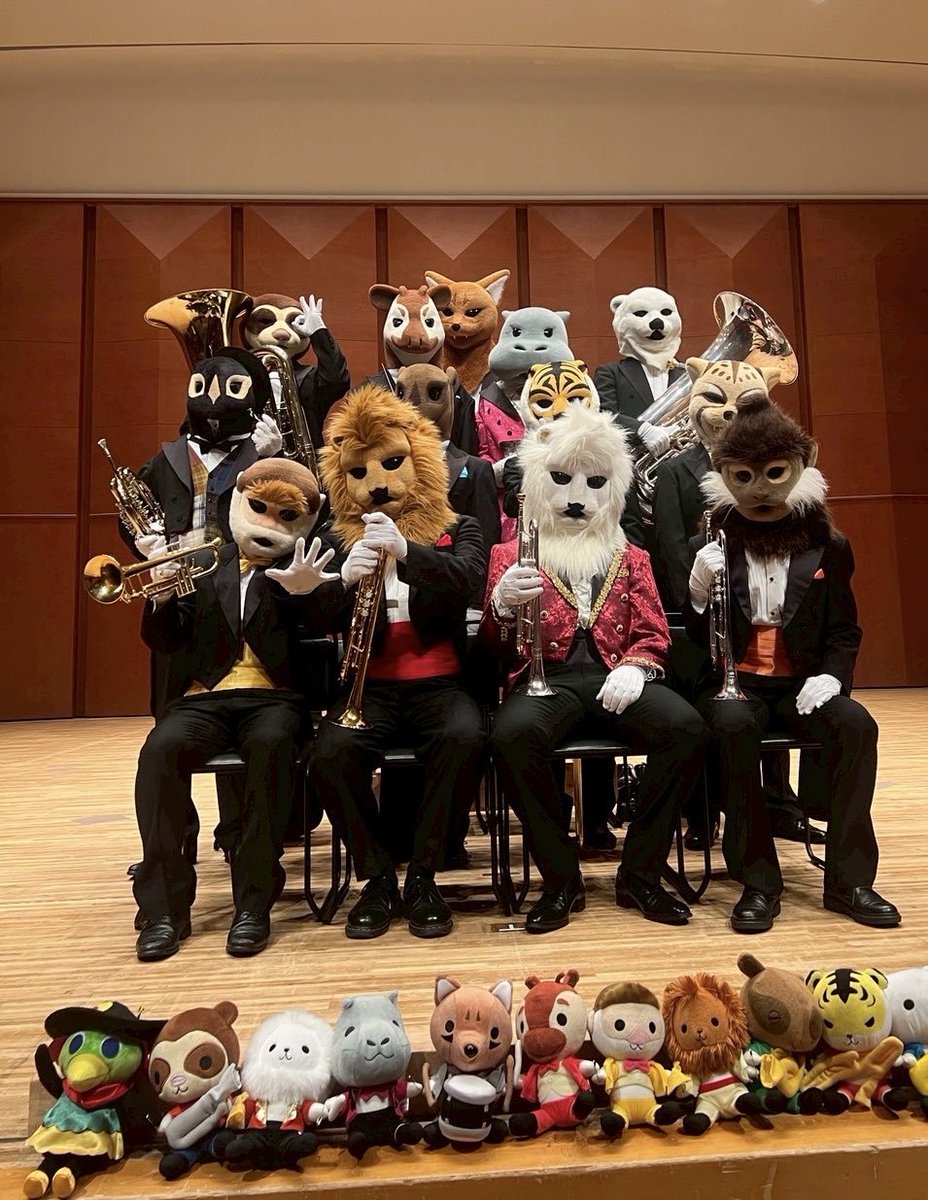 今日はファンクラブコンサート✨ 金管五重奏が2組！ということで楽器