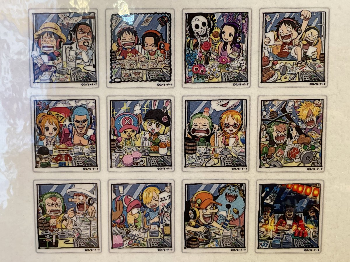 新商品】 麦わらスペース トレーディングアクリルマグネット (全12種