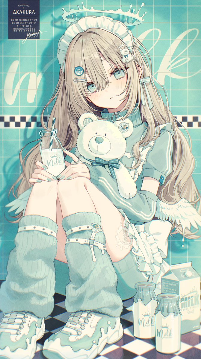 ミルキー天使ジャージメイド #メイドの日