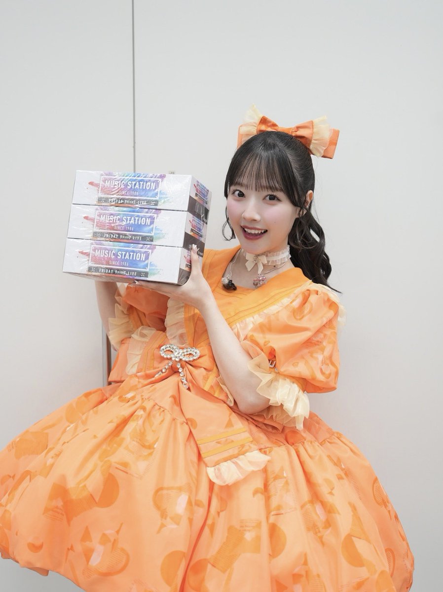 Mステ ありがとうございました！！ CUTIE STREET オレンジ色担当川本笑