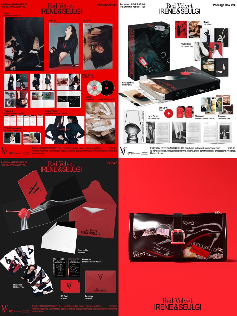 Red Velvet IRENE & SEULGI 'TILT'🍒🍸 アルバム詳細出ました📣 📀PB