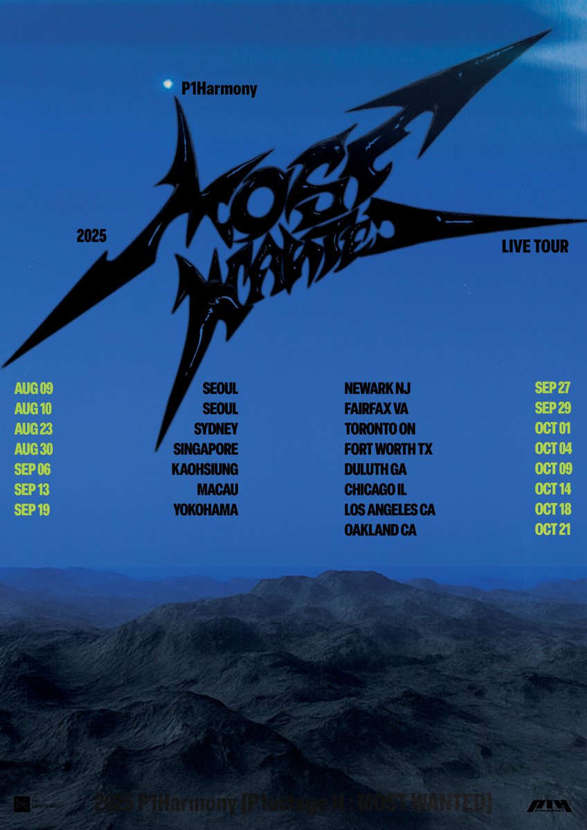 2025 P1Harmony LIVE TOUR [P1ustage H : MOST WANTED] ／ 日本公演