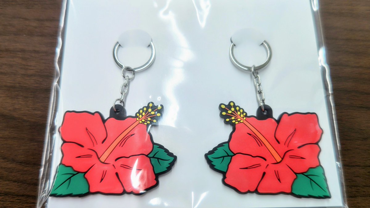 🌺お知らせ🌺 ハナハナグッズ最新作 「ハナハナラバーキーホルダー」が
