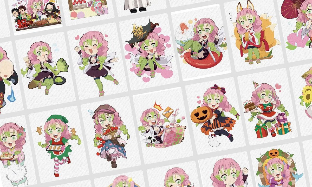 鬼滅の刃 ダイニング 書き下ろしイラスト スタンディPOP原画版 甘露寺