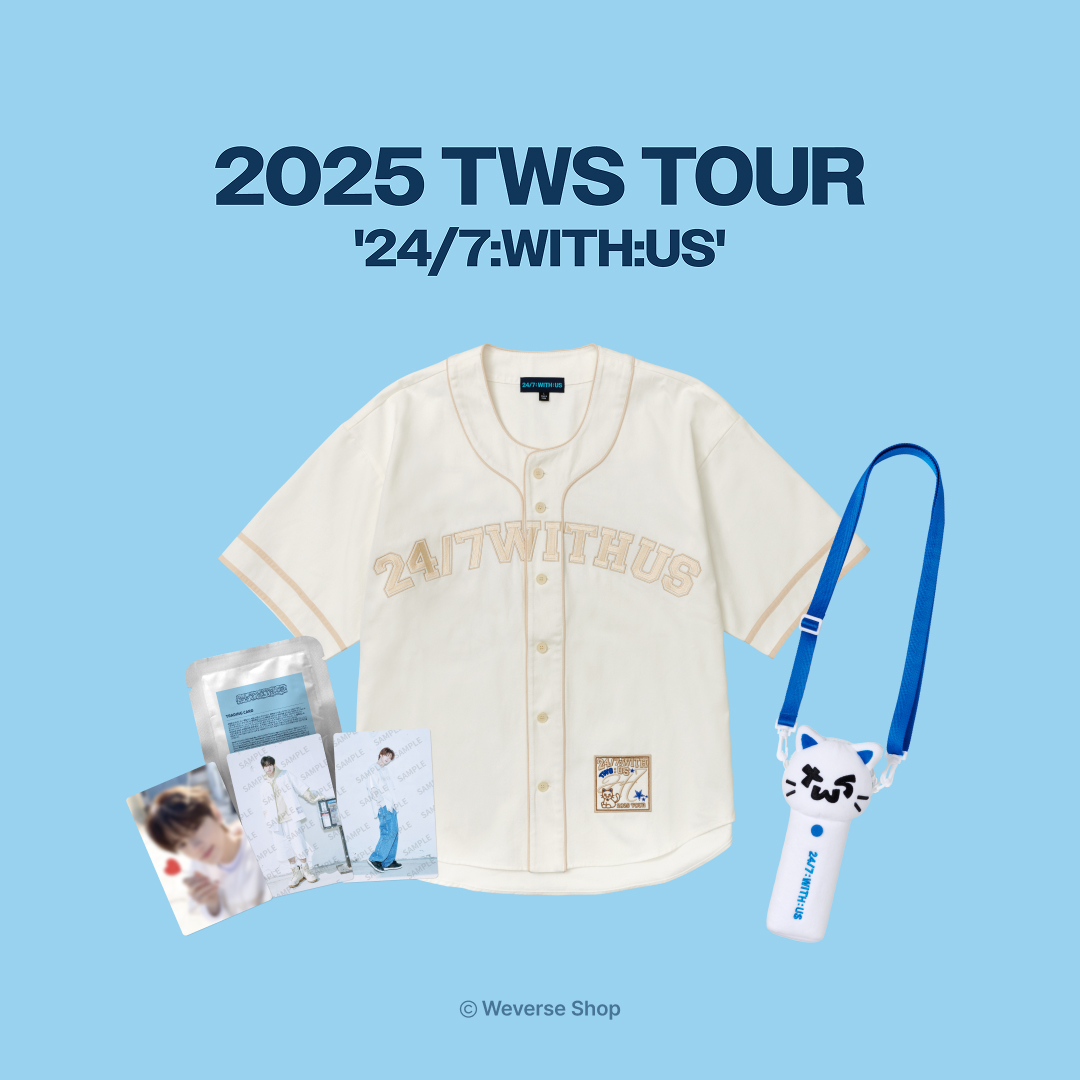 2025 TWS TOUR '24/7:WITH:US' Official Merch. OFFICIAL LIGHT STICK