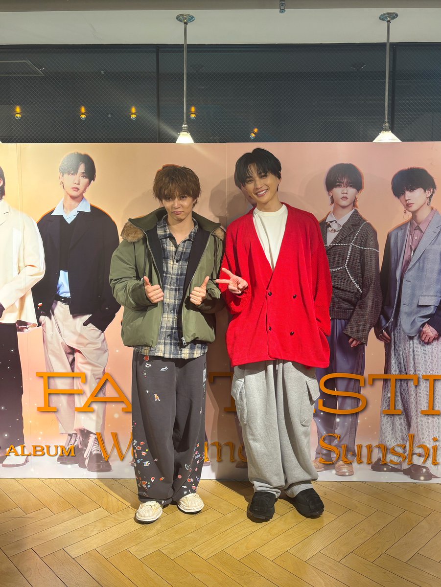 FANTASTICS】 #佐藤大樹 さん& #八木勇征 さんがご来店くださいました