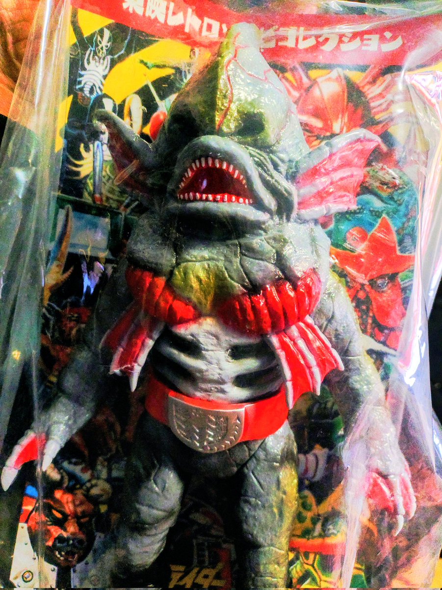 東映レトロソフビコレクション #仮面ライダーV3 #シーラカンスキッド