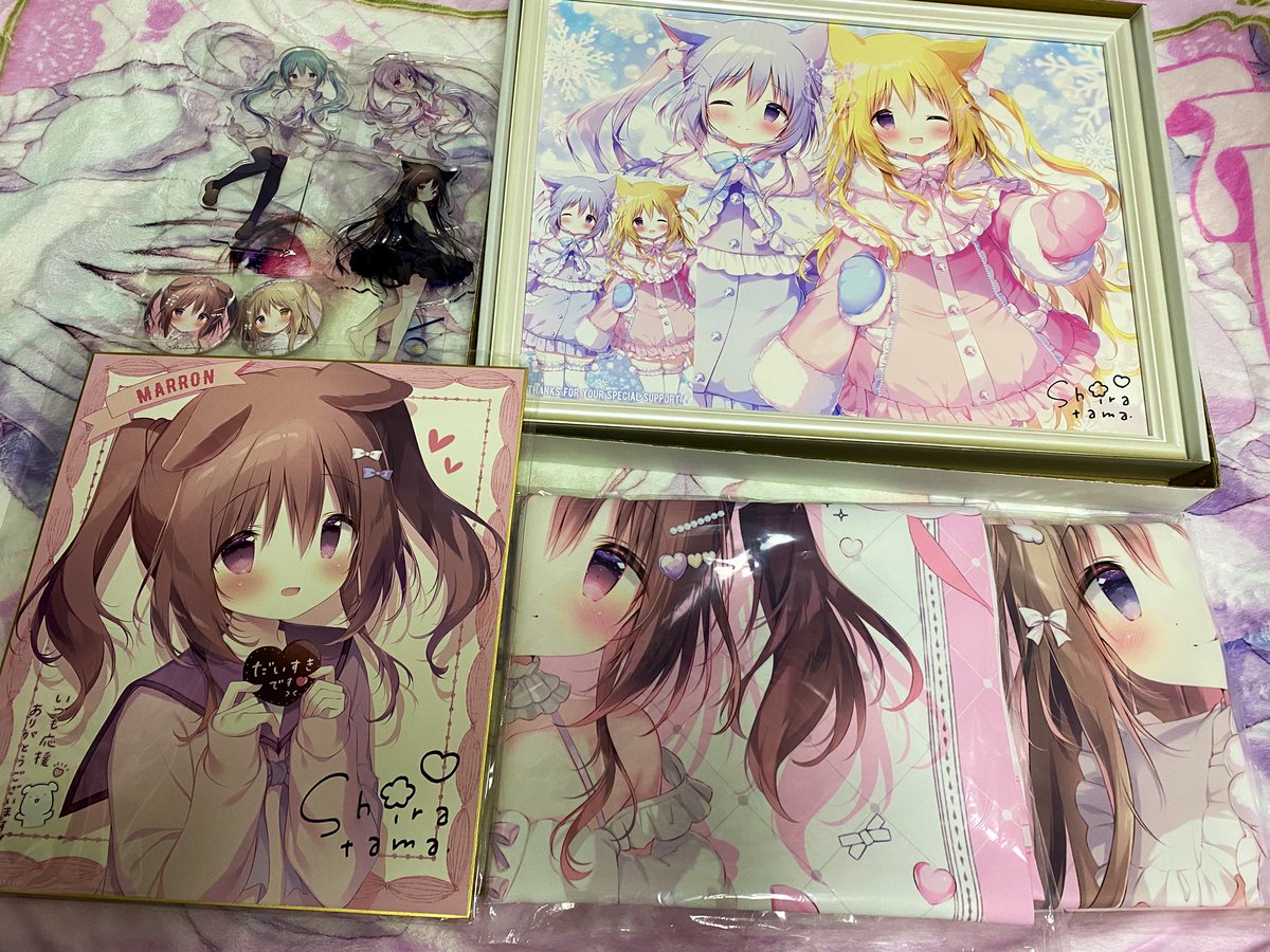 しらたまこ( @shiratamacaron )FANBOXの継続支援特典が届きました