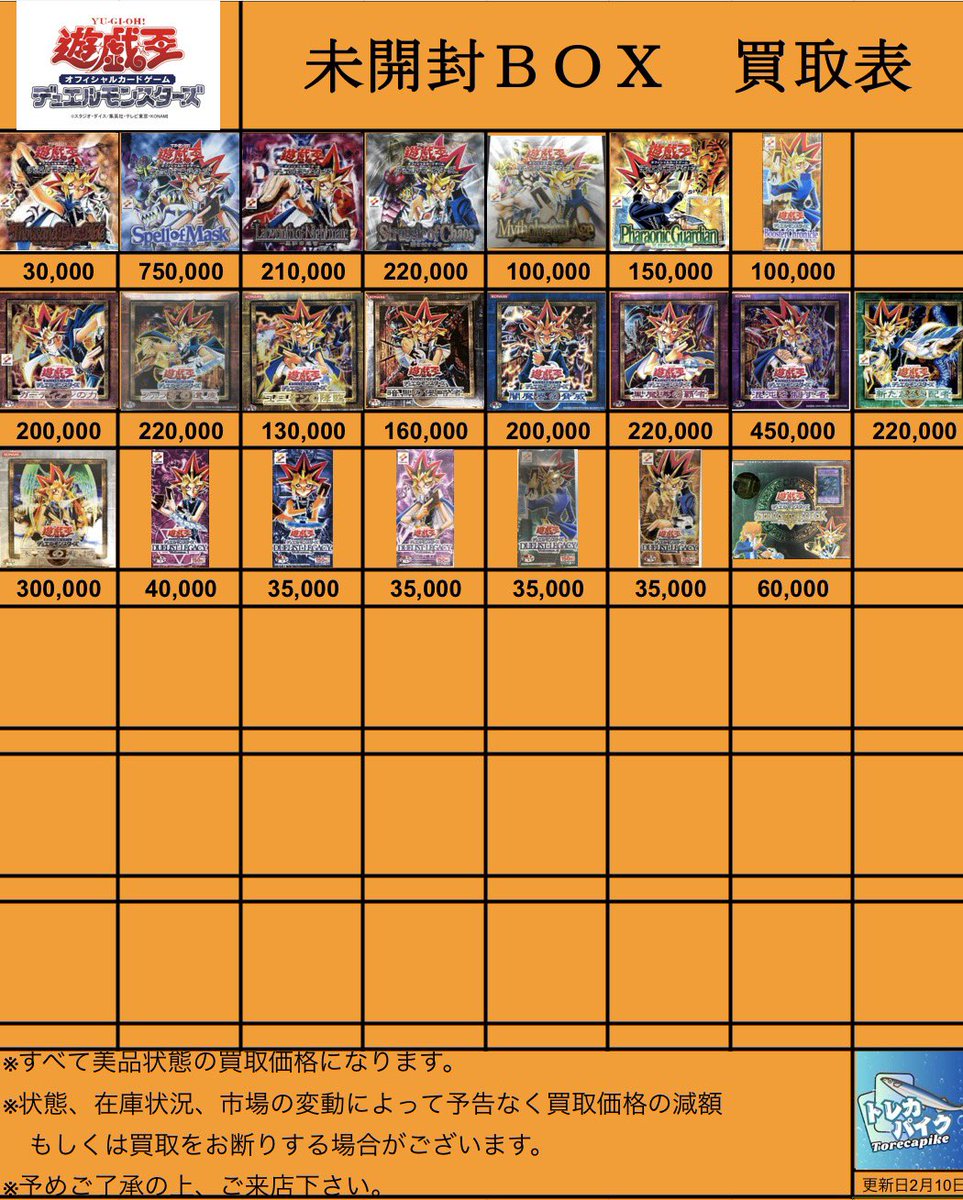 🔱🎁遊戯王 絶版未開封BOX 買取🎁🔱 ⚔️新たなる支配者 ¥220