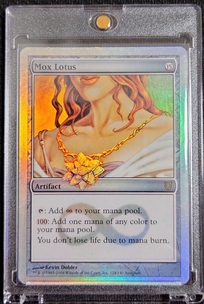 以前から欲しかったMox Lotusのfoilを手に入れた！ イラストが良いんだ