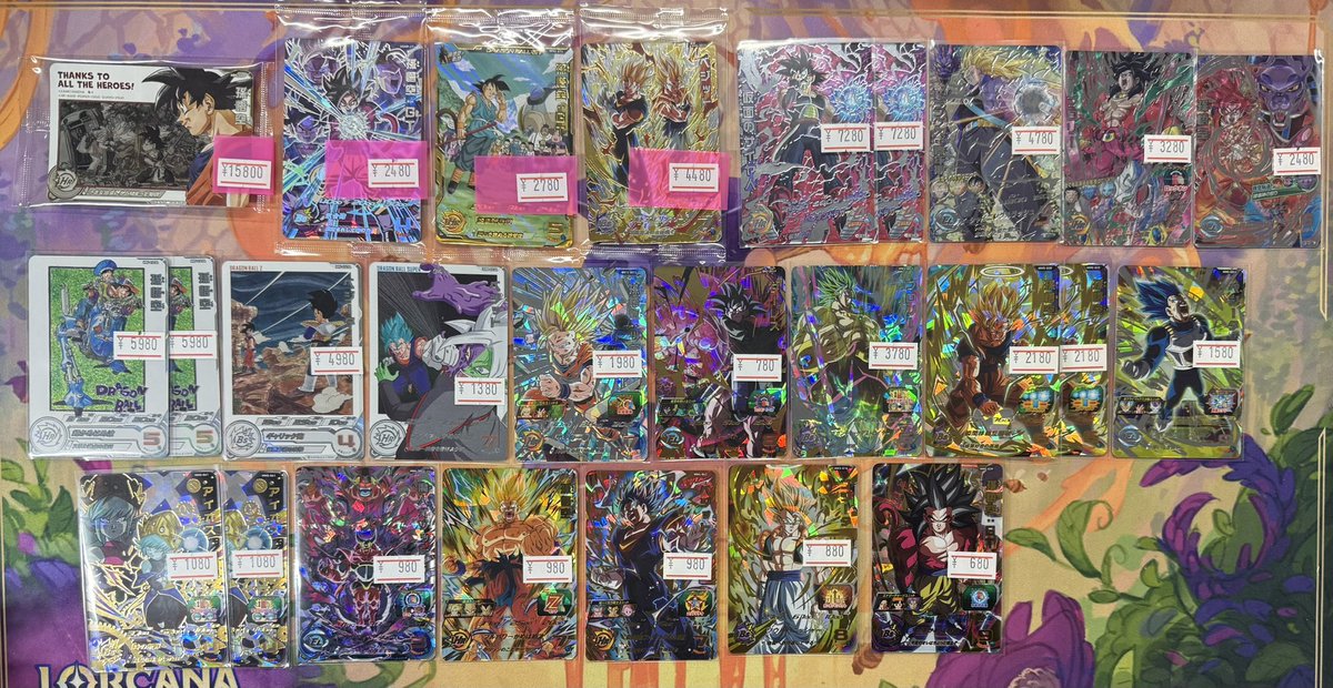 ドラゴンボールヒーローズ大量入荷🔥 未開封やLC・DA等状態綺麗目な