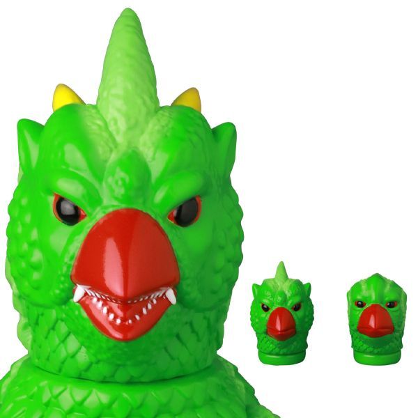 大巨獣ガッパ　3体セット　雄　雌　子　安楽安作　メディコムトイ