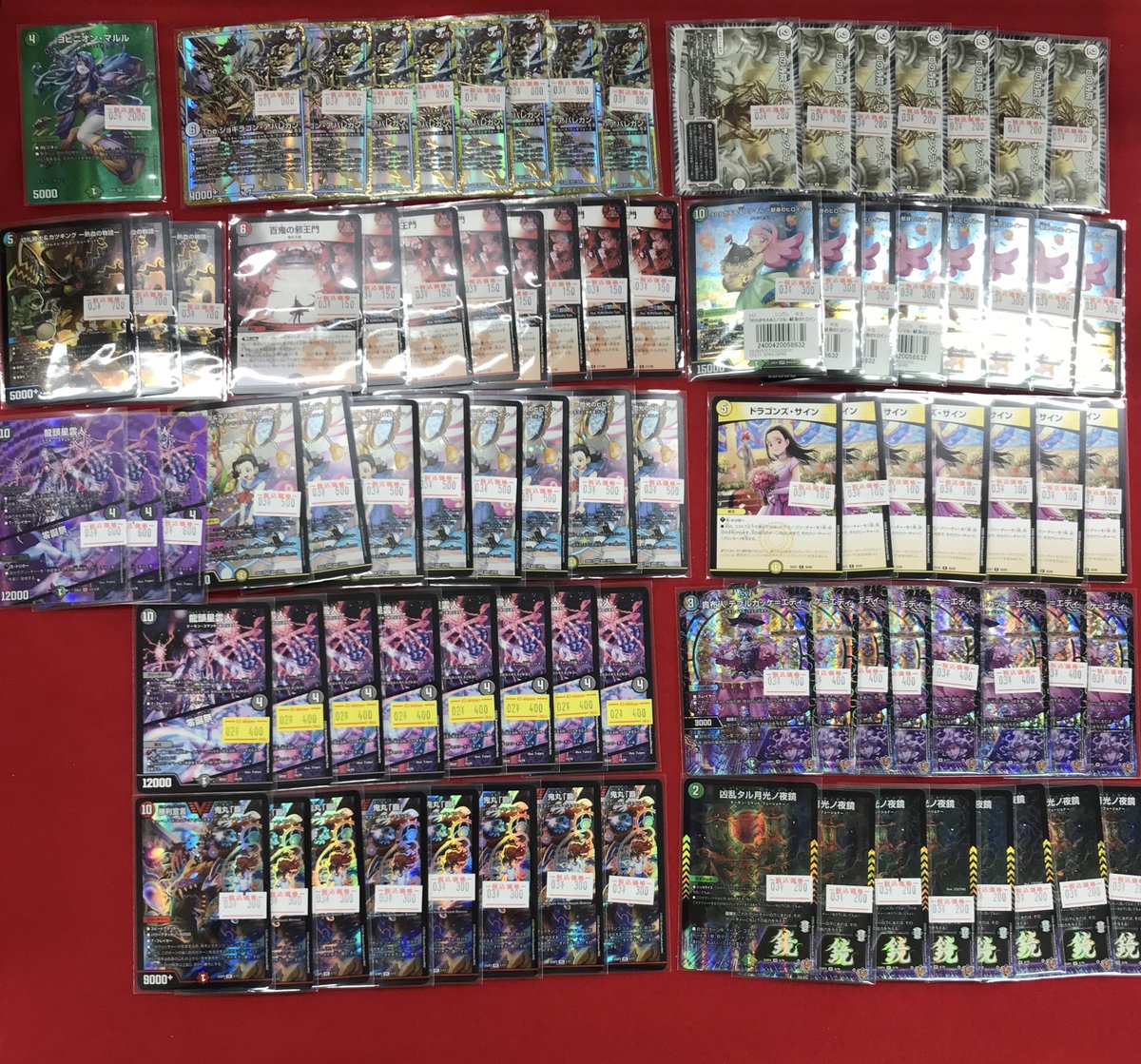 デュエルマスターズ 販売情報】 売り切れていたデッキパーツを補充しま