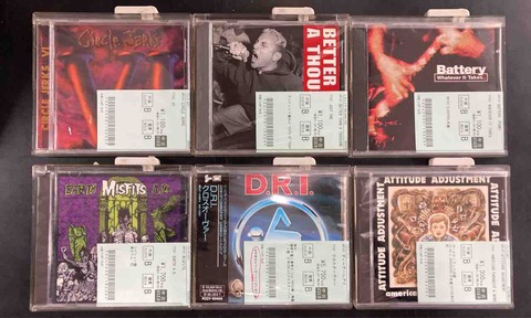 新宿パンクマーケット】 少量ですが、80'S/90'S HC中心に中古CD入荷