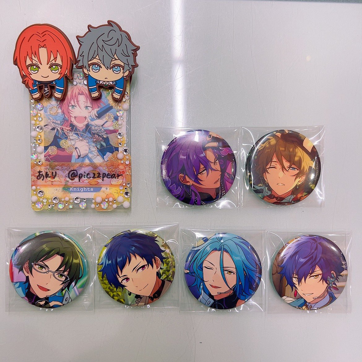 交換 譲渡】 あんスタ コレクション缶バッジ Nov. Idol (譲) アドニス