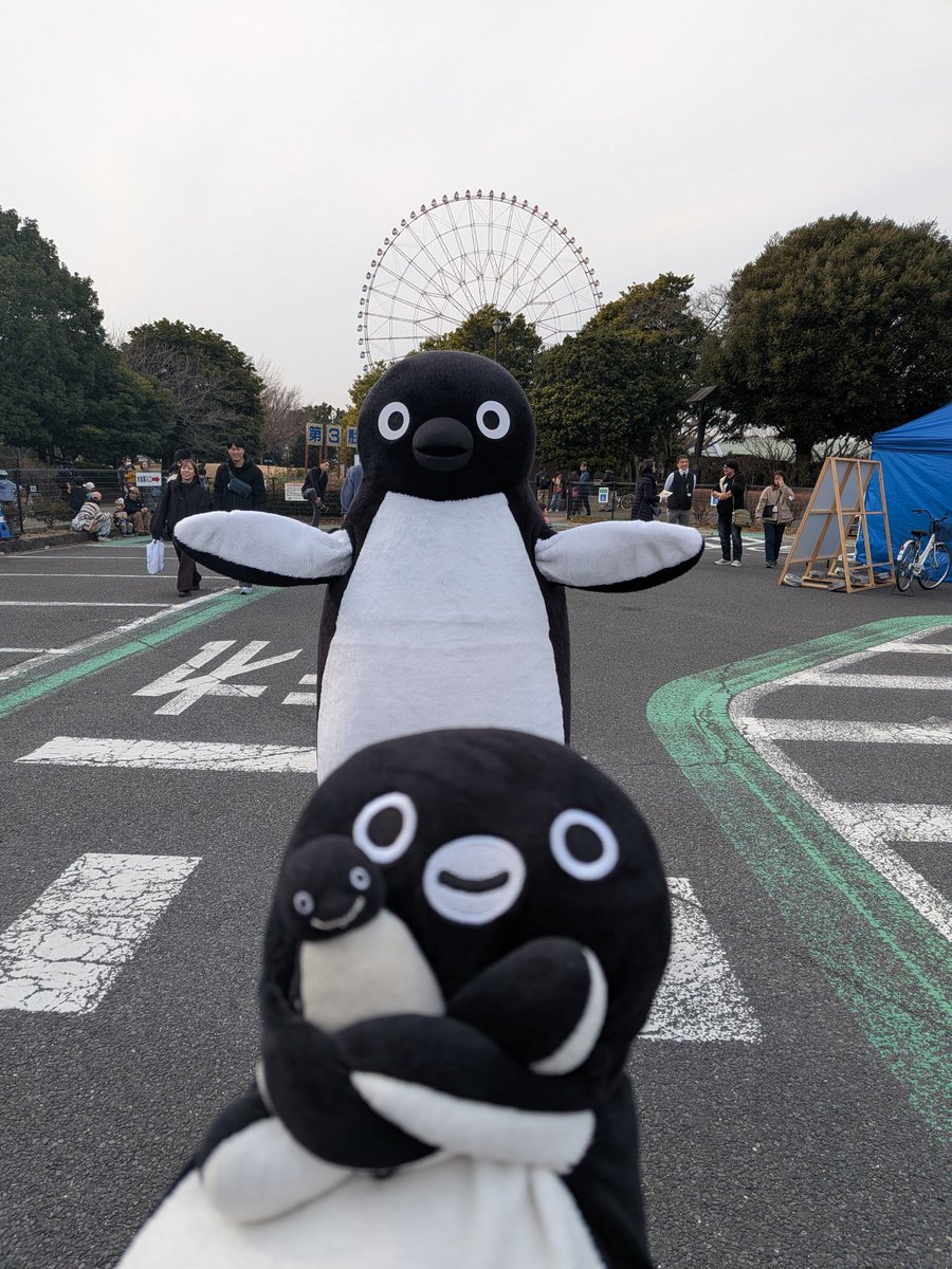 葛西臨海公園のSuicaのペンギン、間に合った🐧