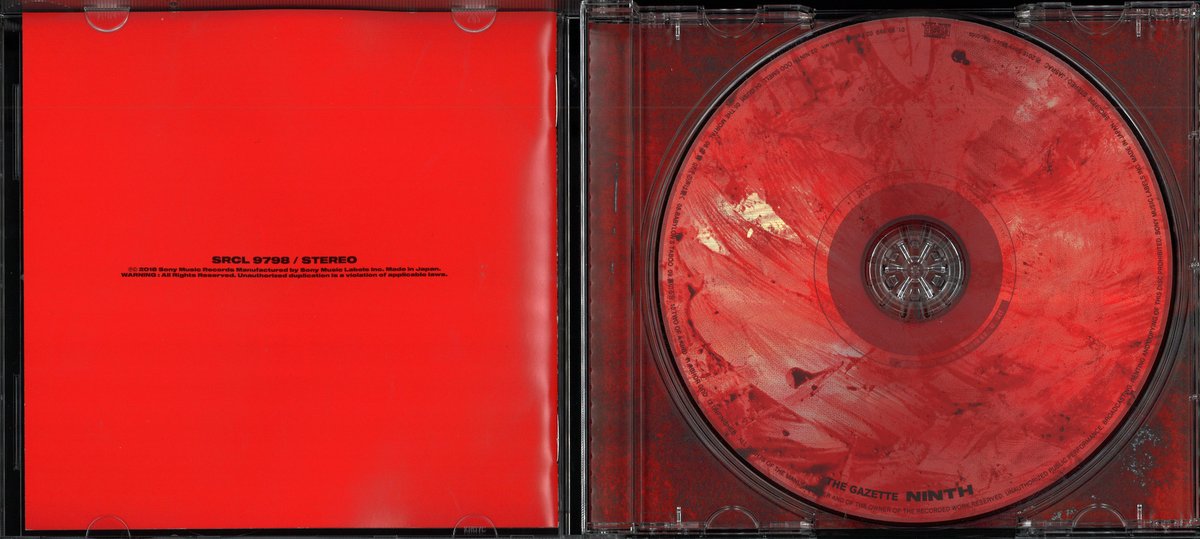ガゼットNINTH完全生産限定盤/直筆サイン付CD+BD theGazettE