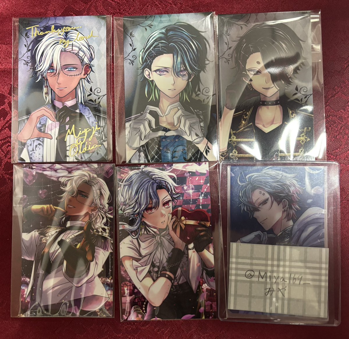 交換】あくねこ 悪魔執事と黒い猫 バレンタイントレカ風カード 箔 譲