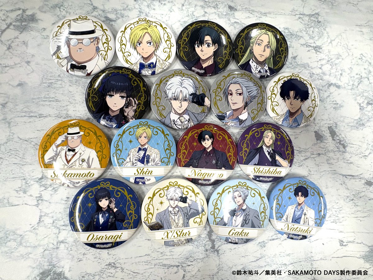 TVアニメ『SAKAMOTO DAYS』 描き下ろし缶バッジコレクション【JF26