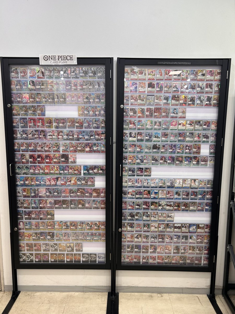 オープンしました！ 各ショーケース充実しております✨ 各種オリパ販売