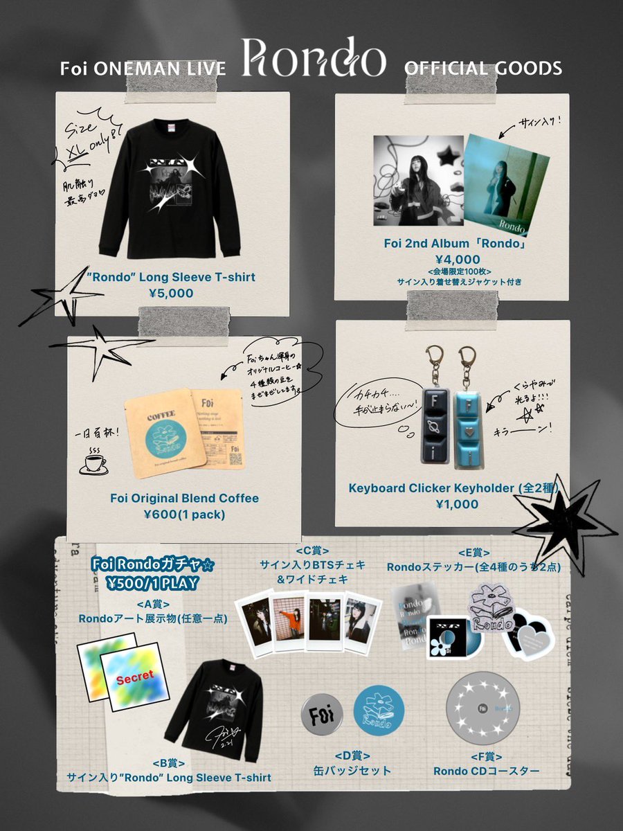 🎮Foi Rondoガチャ⭐︎ ¥500/1 play 【A賞】Rondoアート展示から一点お