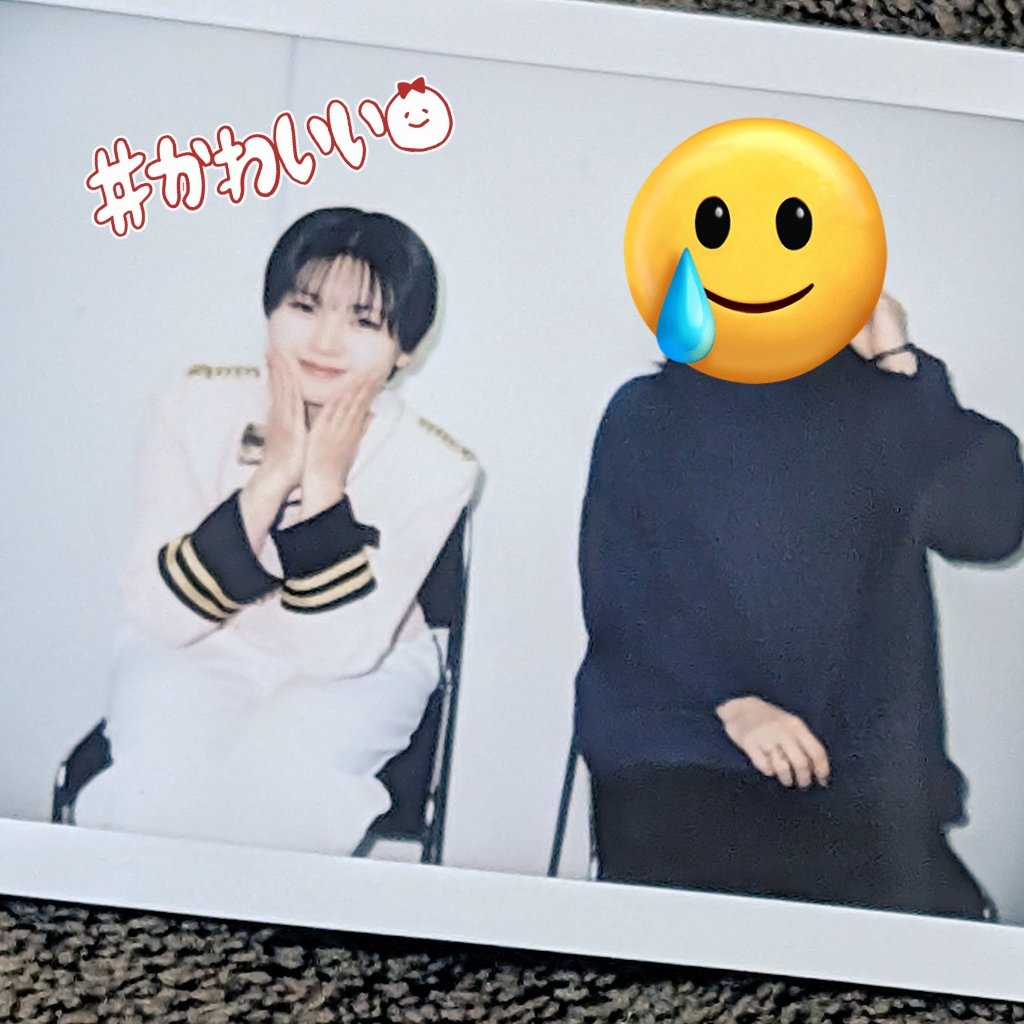 平井美葉ちゃんとの2ショットチェキ！ 「小顔に写りたいのでカメラに