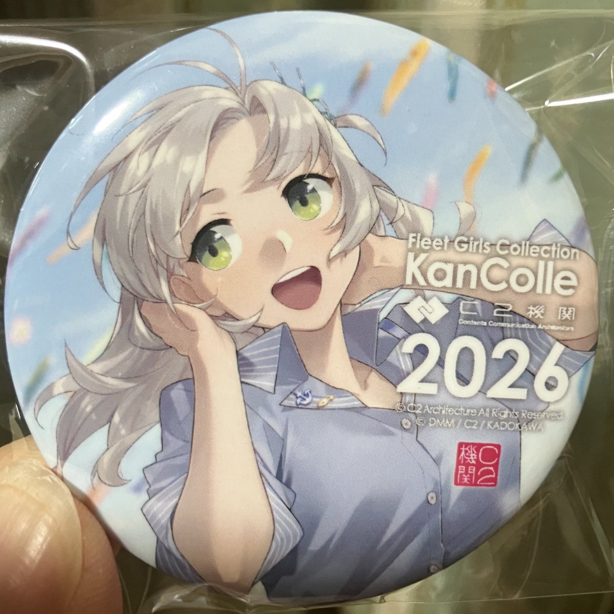 この缶バッジ良すぎる 