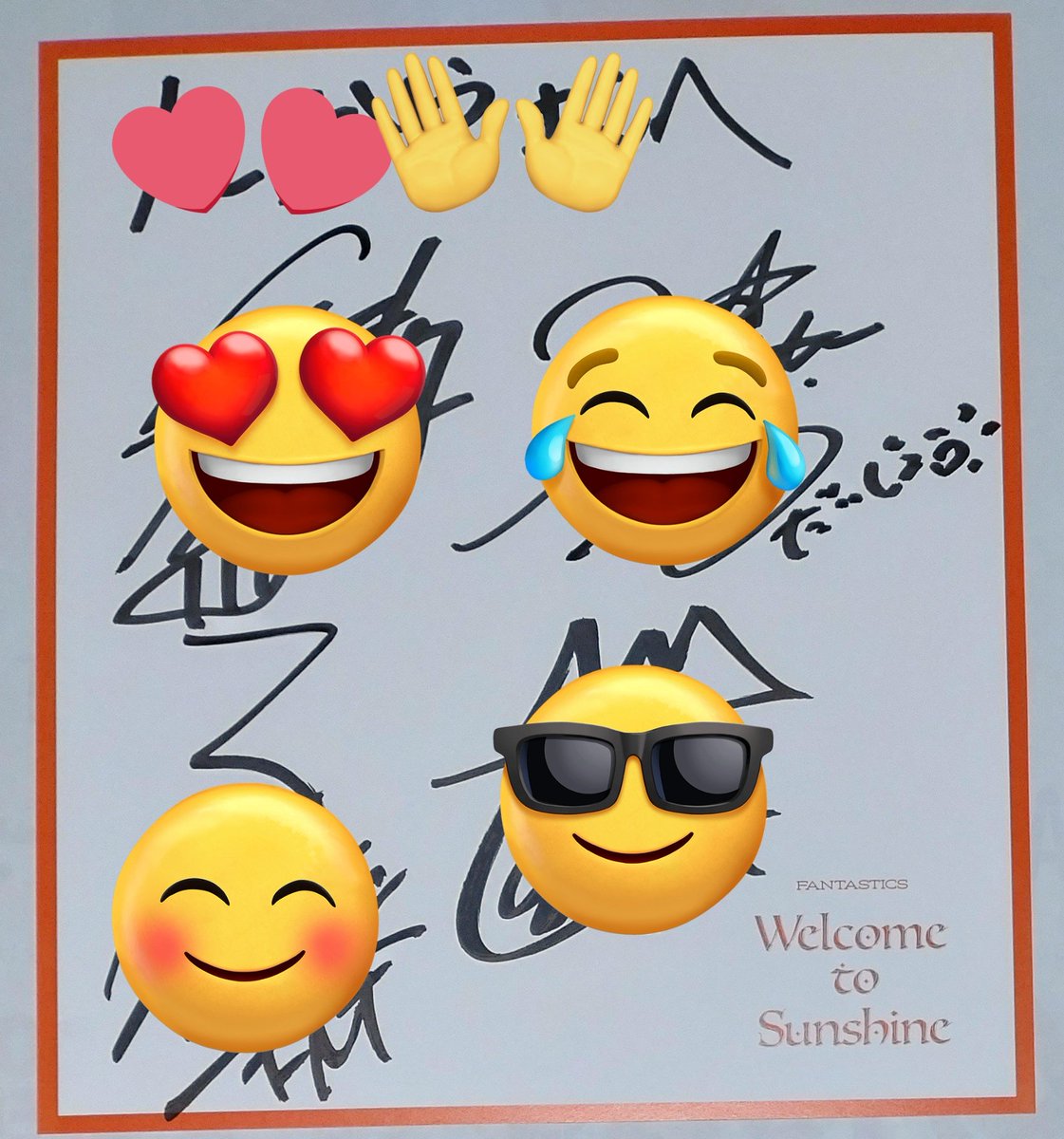 Aチーム（颯太くん慧人くん 世界さん黎弥くん） サイン書いてる間