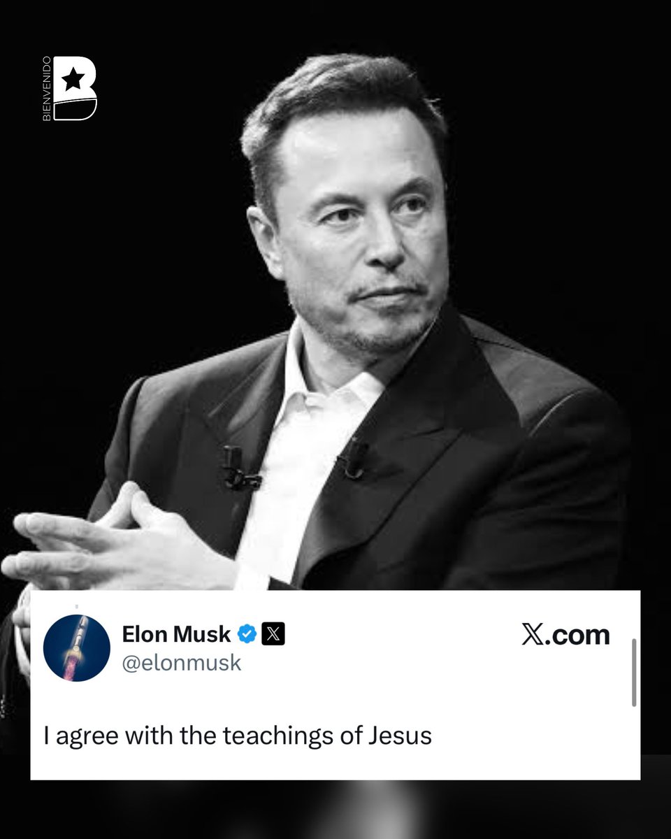 Praise Report! 🚨 ELON MUSK says he agrees with the teachings of