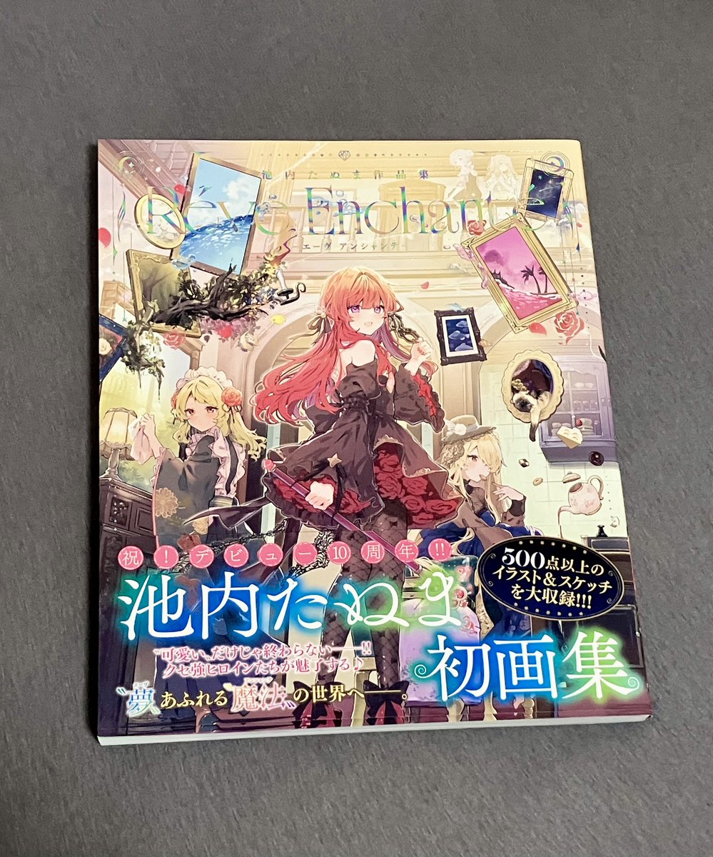 池内たぬま先生(＠tnm_tyny ) 画集(サイン入り)届きましたー いえーー