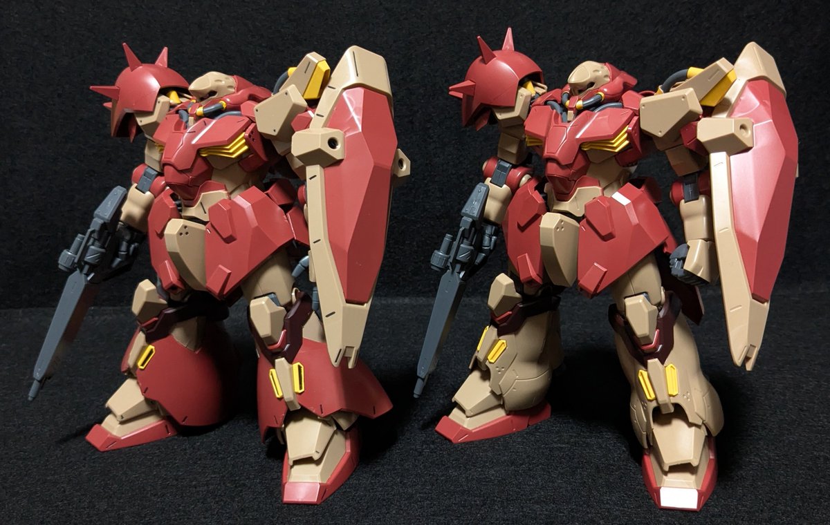 HGメッサーF01完成。 相変わらず2日に分けるとノンビリでも簡単でした