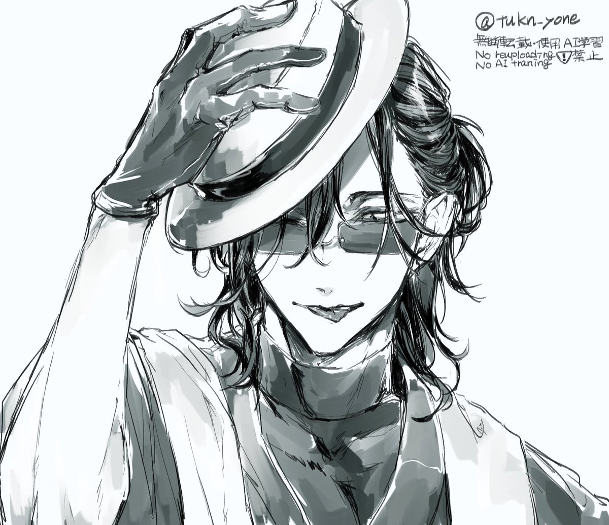 にかく顔だけ描きたい ①笹貫